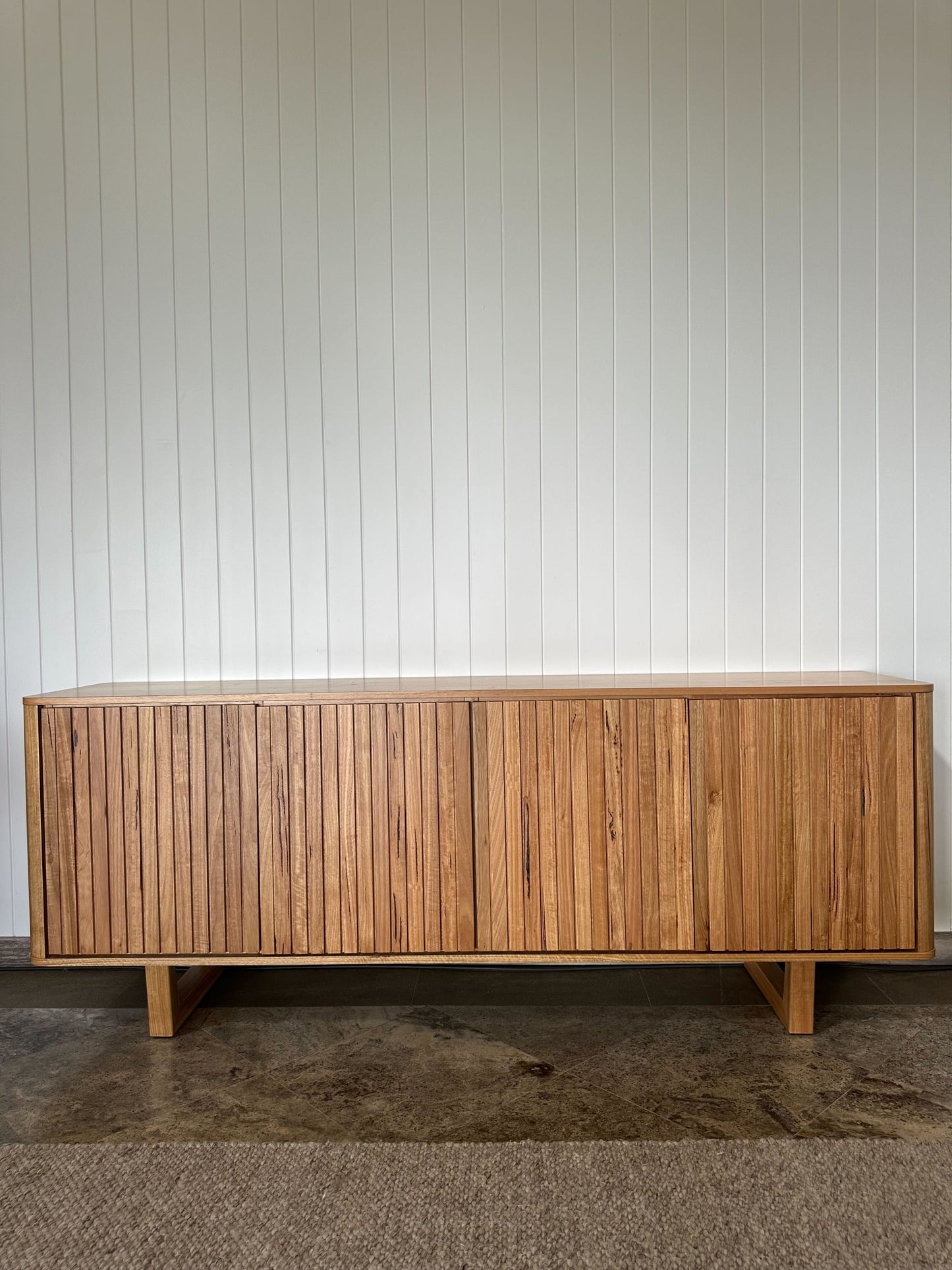 Ex Demo Dion Wormy Chestnut Sideboard & Buffet 2.1m GC Showroom