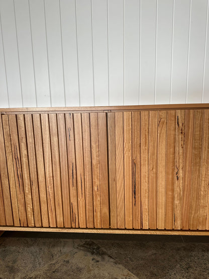Ex Demo Dion Wormy Chestnut Sideboard & Buffet 2.1m GC Showroom