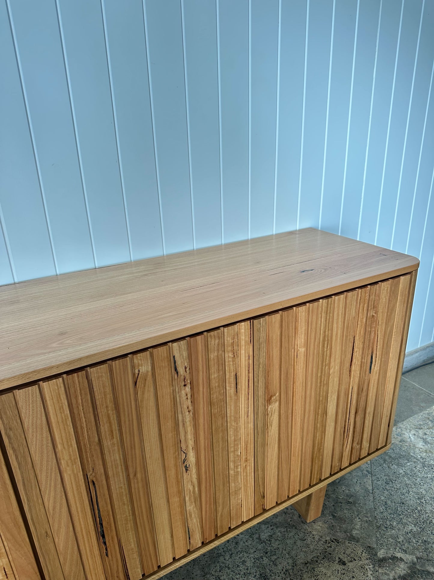 Ex Demo Dion Wormy Chestnut Sideboard & Buffet 2.1m GC Showroom