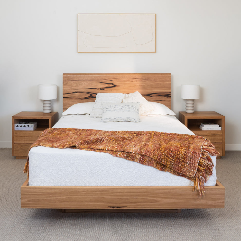 Kobe Live Edge Messmate Bed Frame – The Acacia Tree