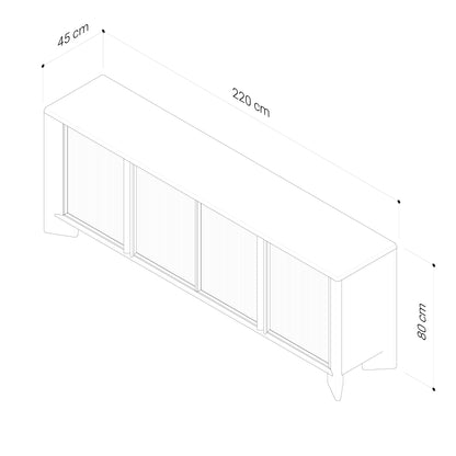 Niko Oak Sideboard & Buffet