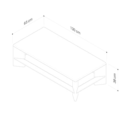 Niko Oak Coffee Table