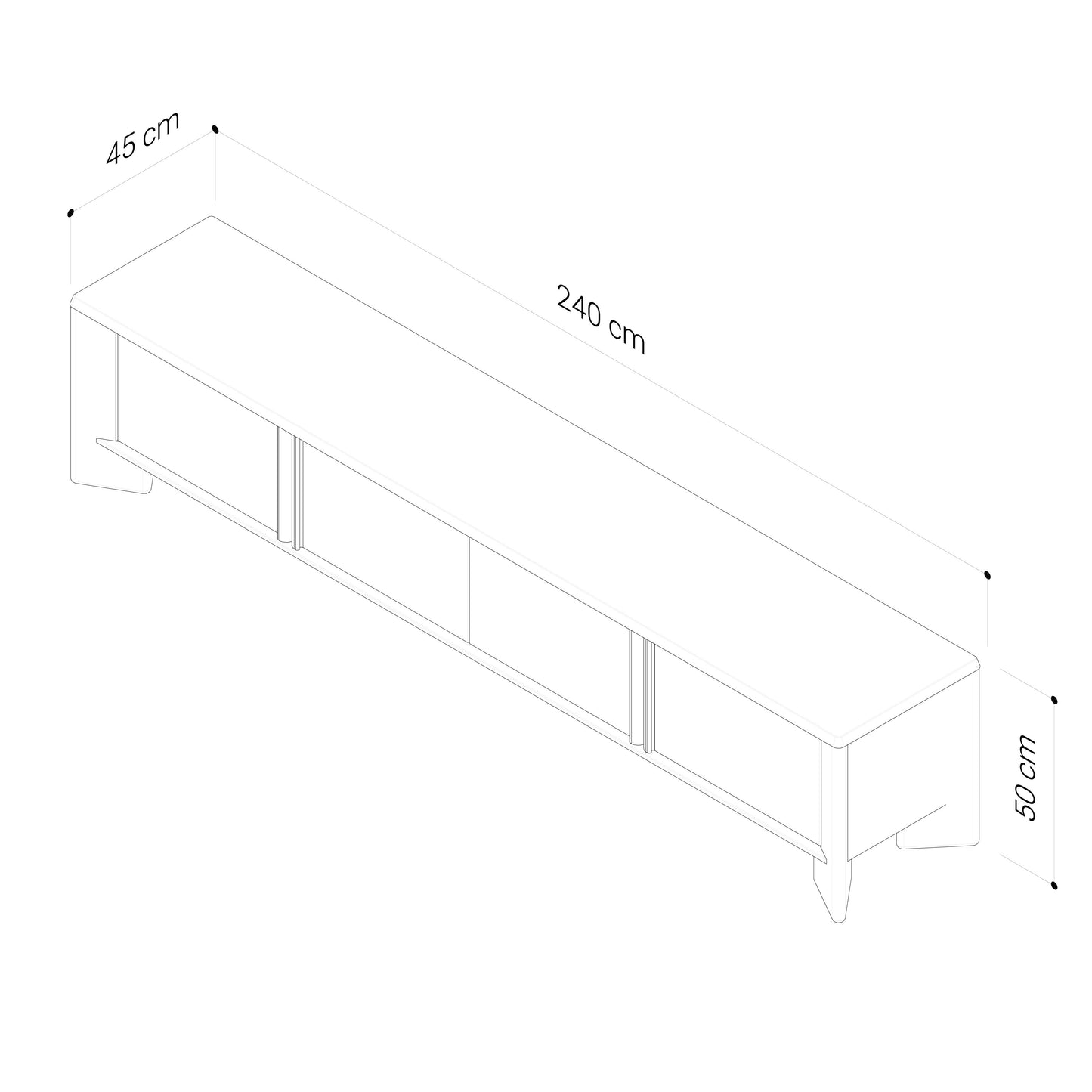 Niko Oak Entertainment Unit