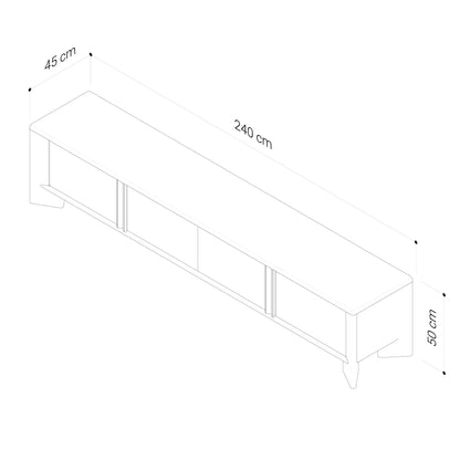 Niko Oak Entertainment Unit