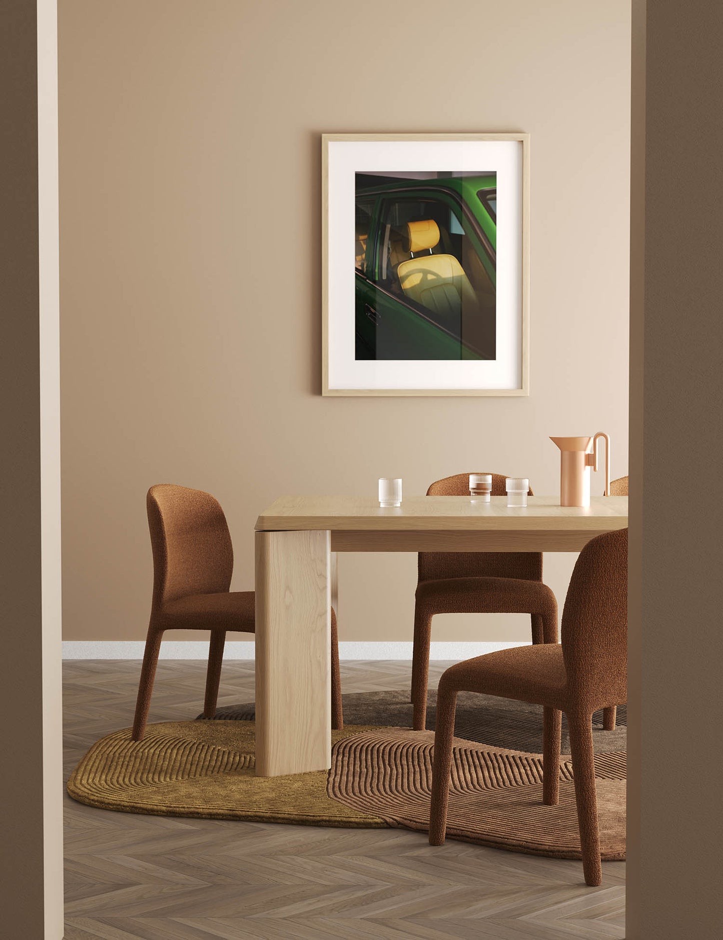 Niko Oak Dining Table