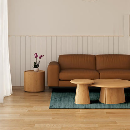 Leora American Oak Lamp Table