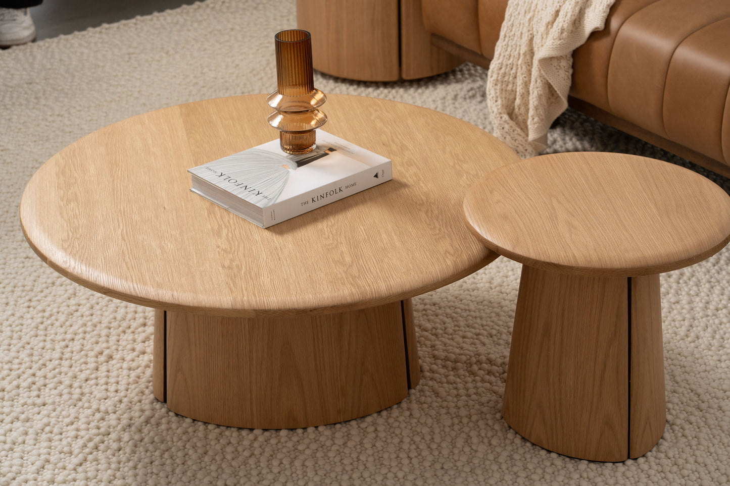 Leora American Oak Side Table