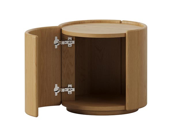 Leora American Oak Lamp Table