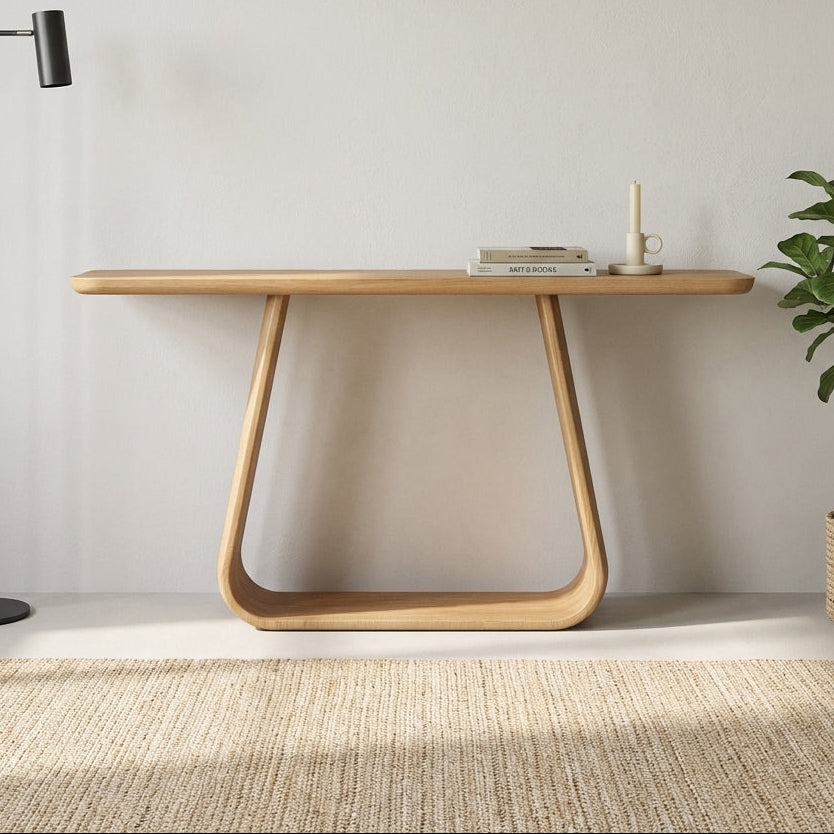 Lyric American Oak Hall Table