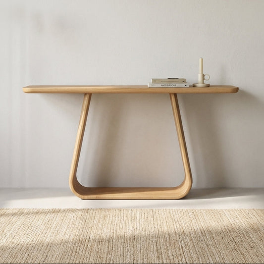 Lyric American Oak Hall Table