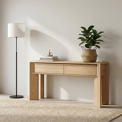 Niko Oak Hall Table
