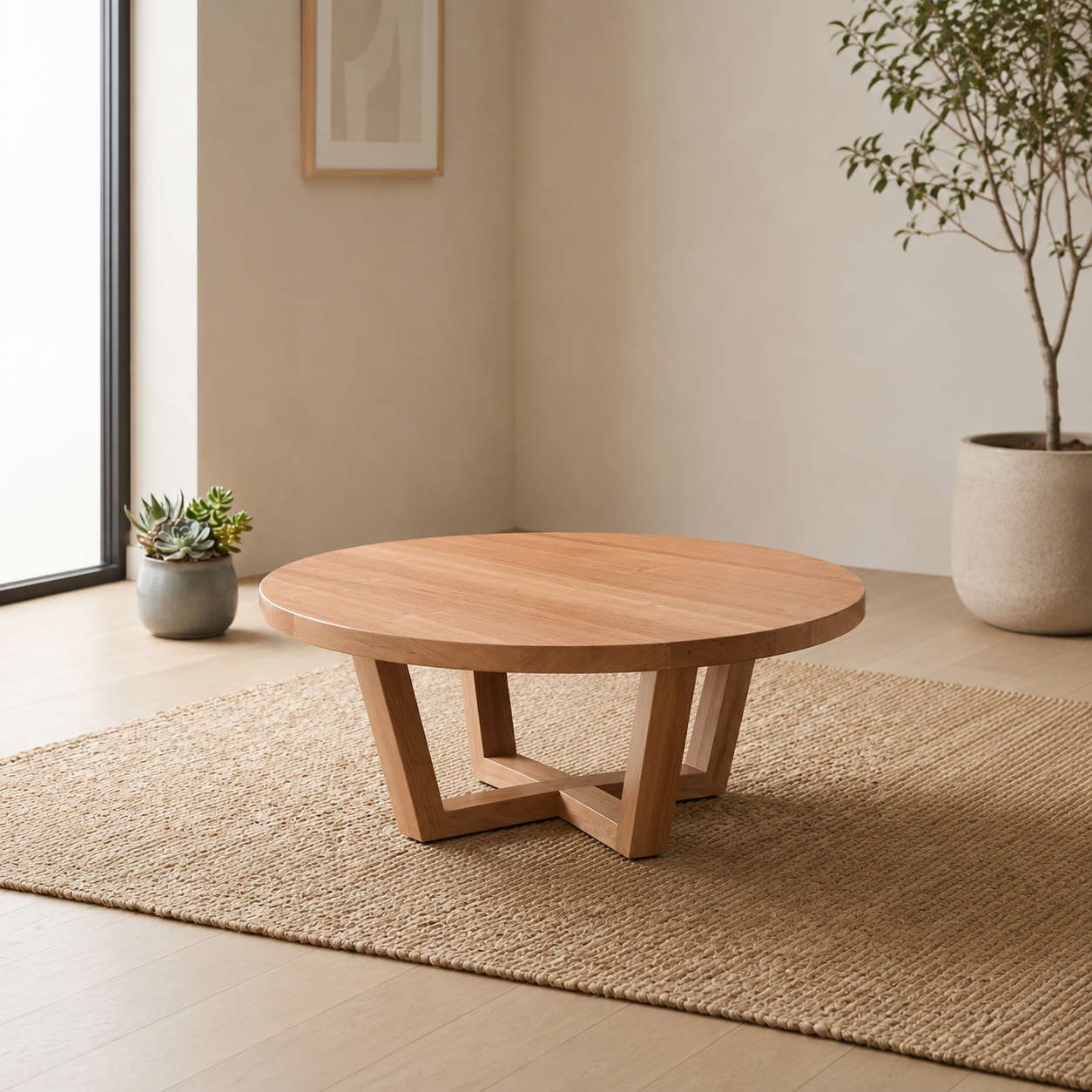 NEW Lily Vic Ash Coffee Table 900mm