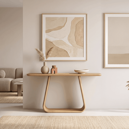 Lyric American Oak Hall Table