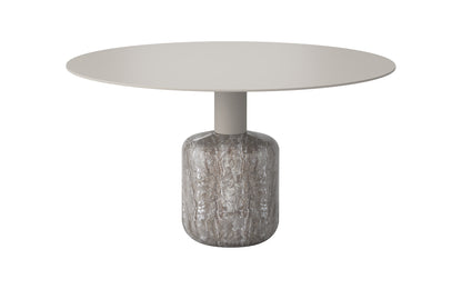 Marcien Silver Travertine Coffee Table