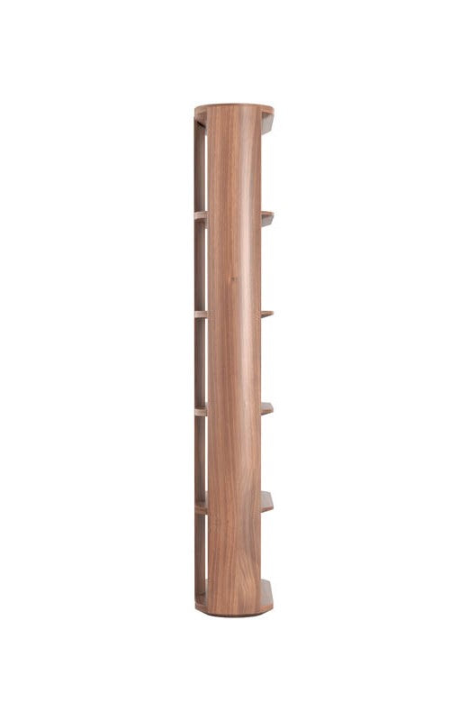 Mystis Walnut Bookcase