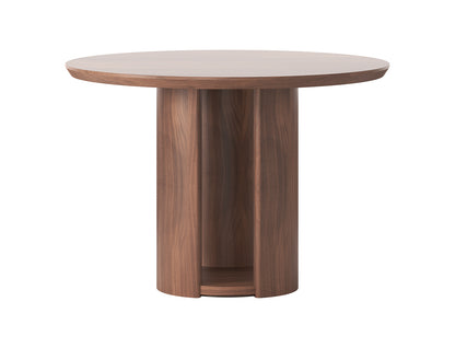 Mystis Walnut Round Dining Table