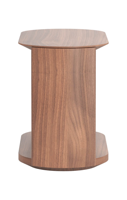 Mystis Walnut Side Table