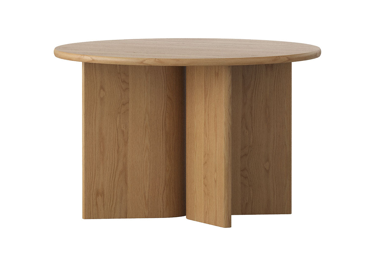 Mila American Oak Round Dining Table