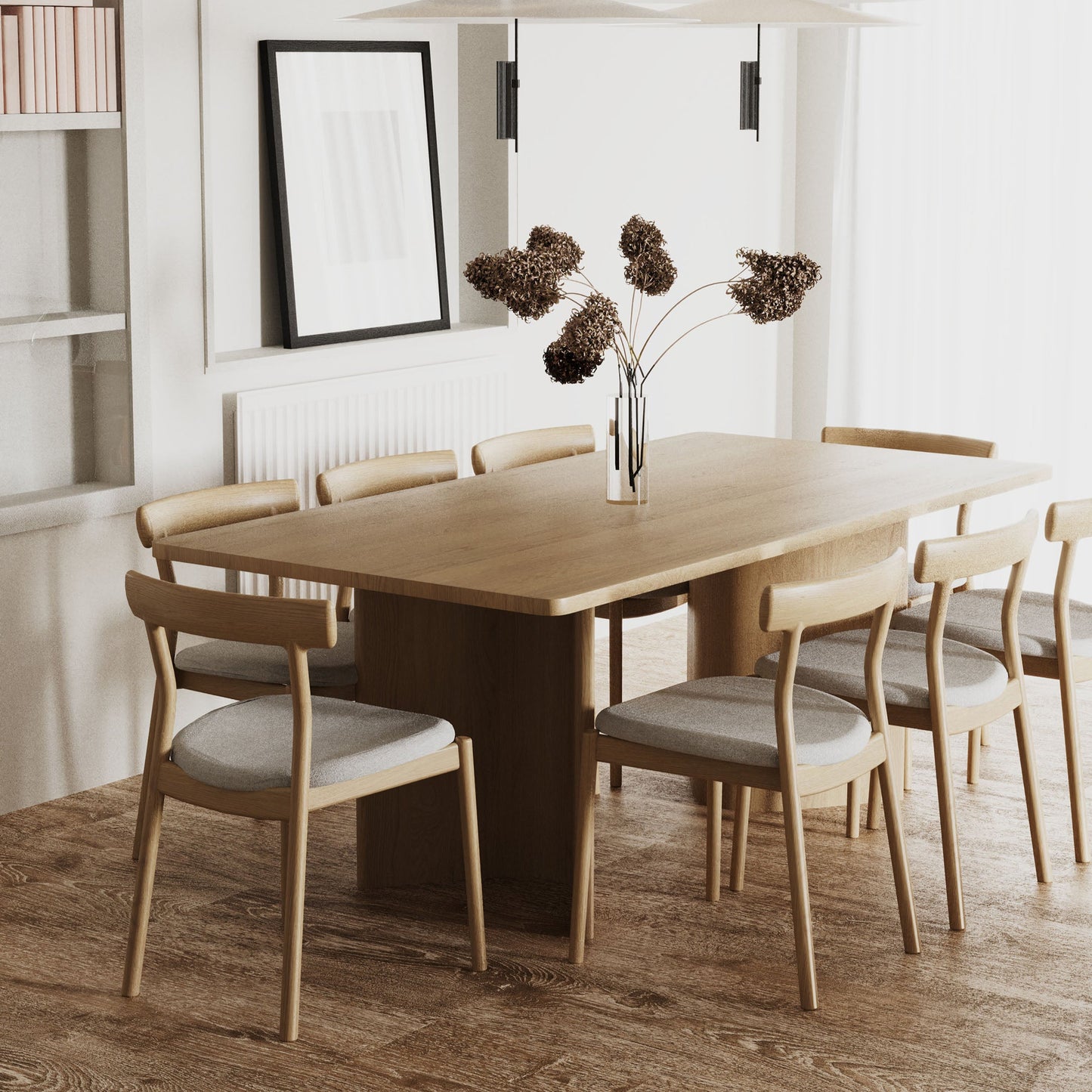 Mila American Oak Dining Table