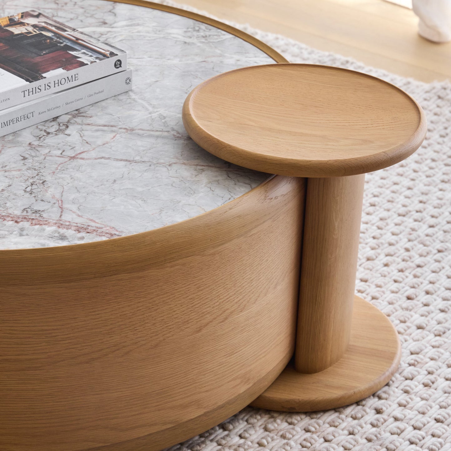 Mila American Oak Side Table