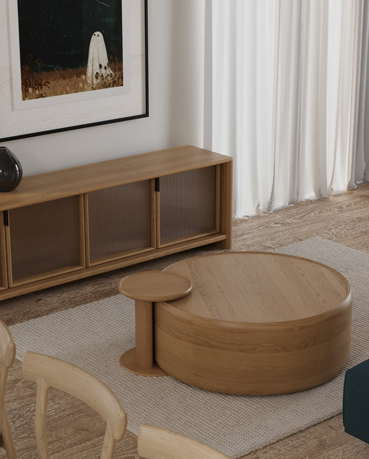 Mila American Oak Side Table