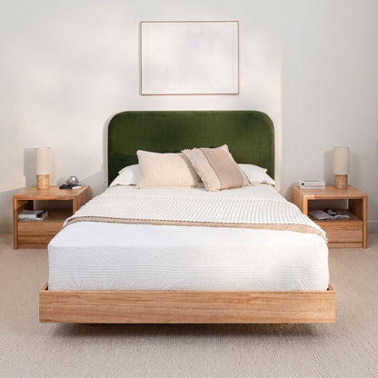 Yakka Curve Tasmanian Oak Feature Grade Bed Frame