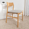 BRAND NEW Set of 6 Bragi Solid American Oak Upholstered Dining Chair