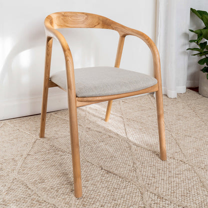 Njord Solid Ash Dining Arm Chair