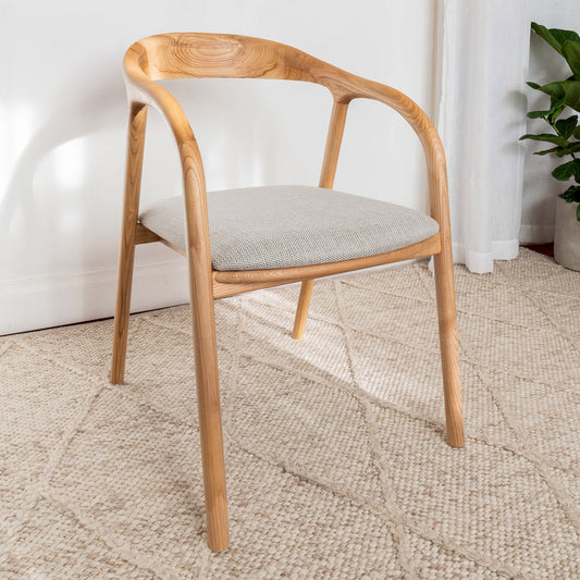 Njord Solid Ash Dining Arm Chair