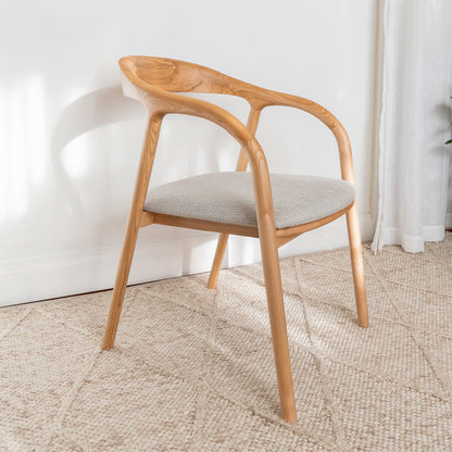 Njord Solid Ash Dining Arm Chair