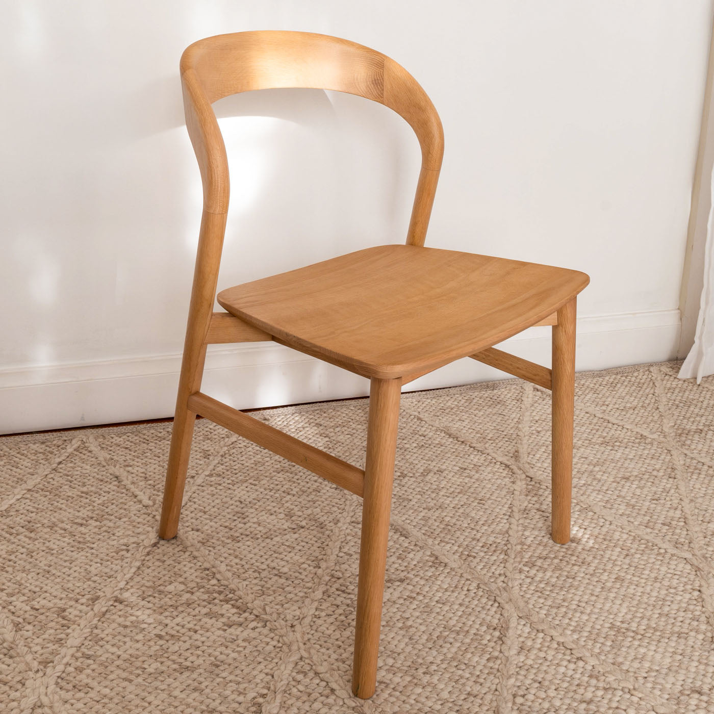Freya Solid American Oak Hardwood Dining Chair
