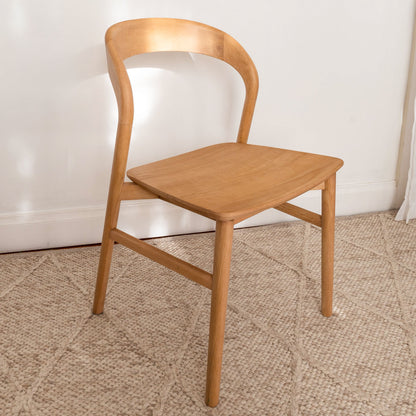 Freya Solid American Oak Hardwood Dining Chair