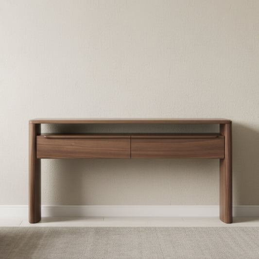 Mystis Walnut Hall Table