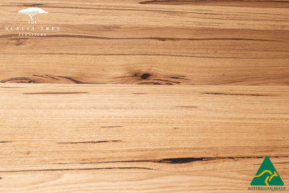 Ex Demo 3.0m Hermes Solid Australian Hardwood Dining Table - Available in GC Showroom