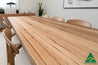 Leila Living Edge Solid Dining Table - Made in Melbourne