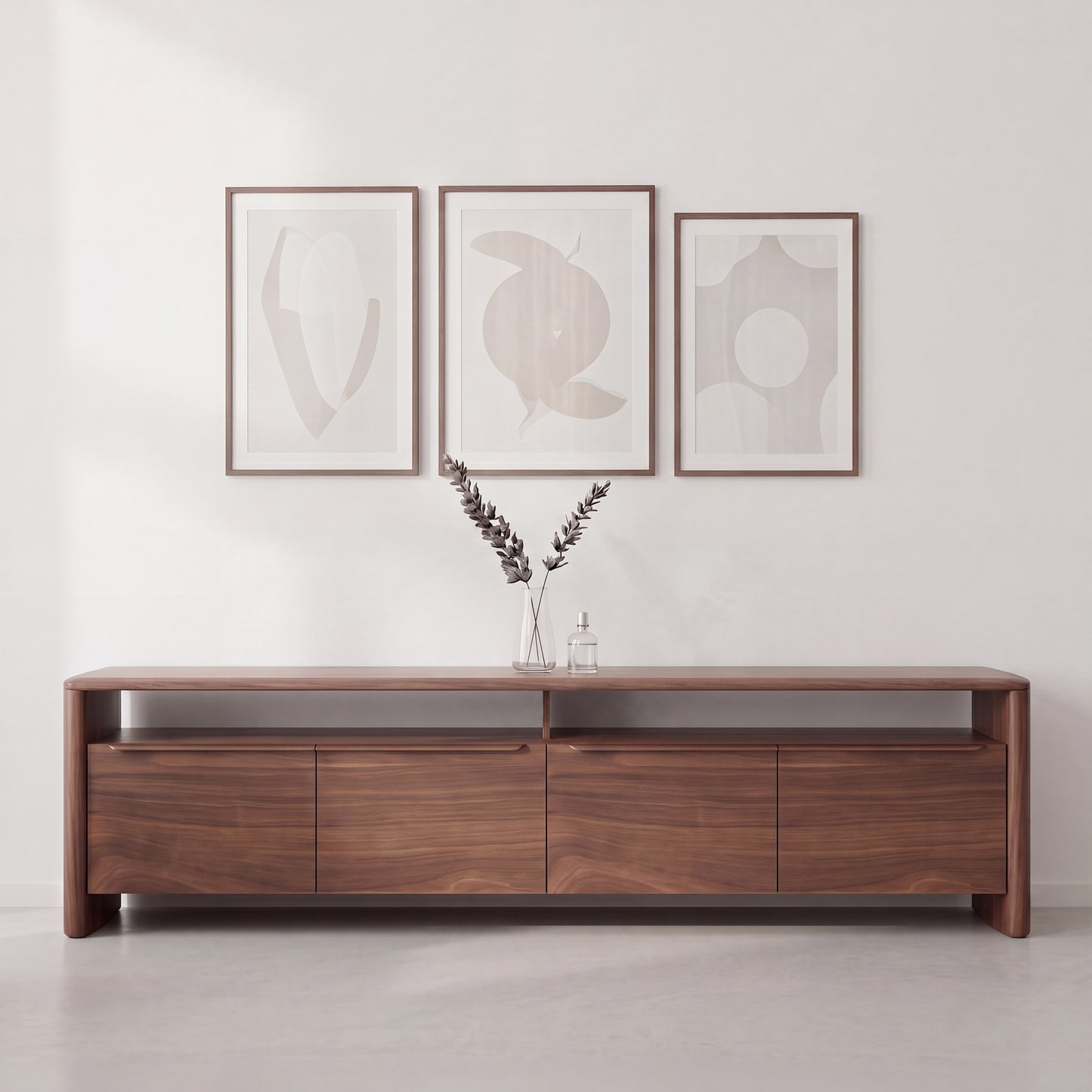Mystis Walnut Entertainment Unit