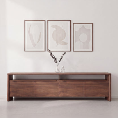 Mystis Walnut Entertainment Unit