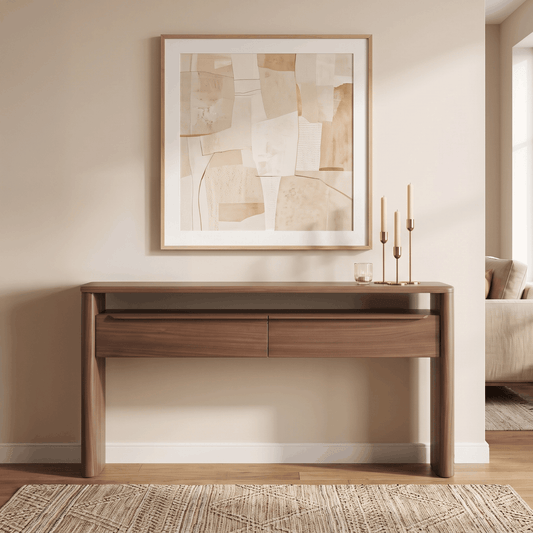 Mystis Walnut Hall Table