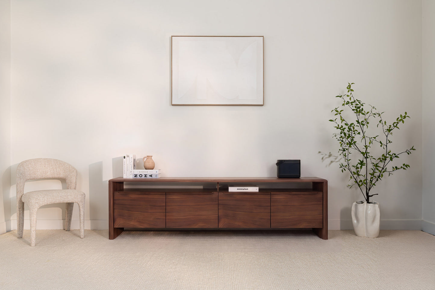 Mystis Walnut Entertainment Unit