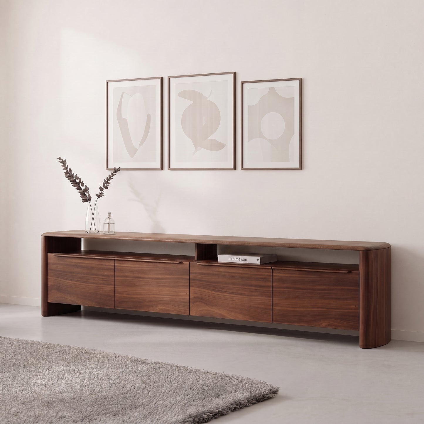 Mystis Walnut Entertainment Unit