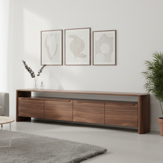 Mystis Walnut Entertainment Unit