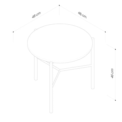 Ness Emperador Marble Coffee Table