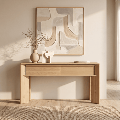 Niko Oak Hall Table