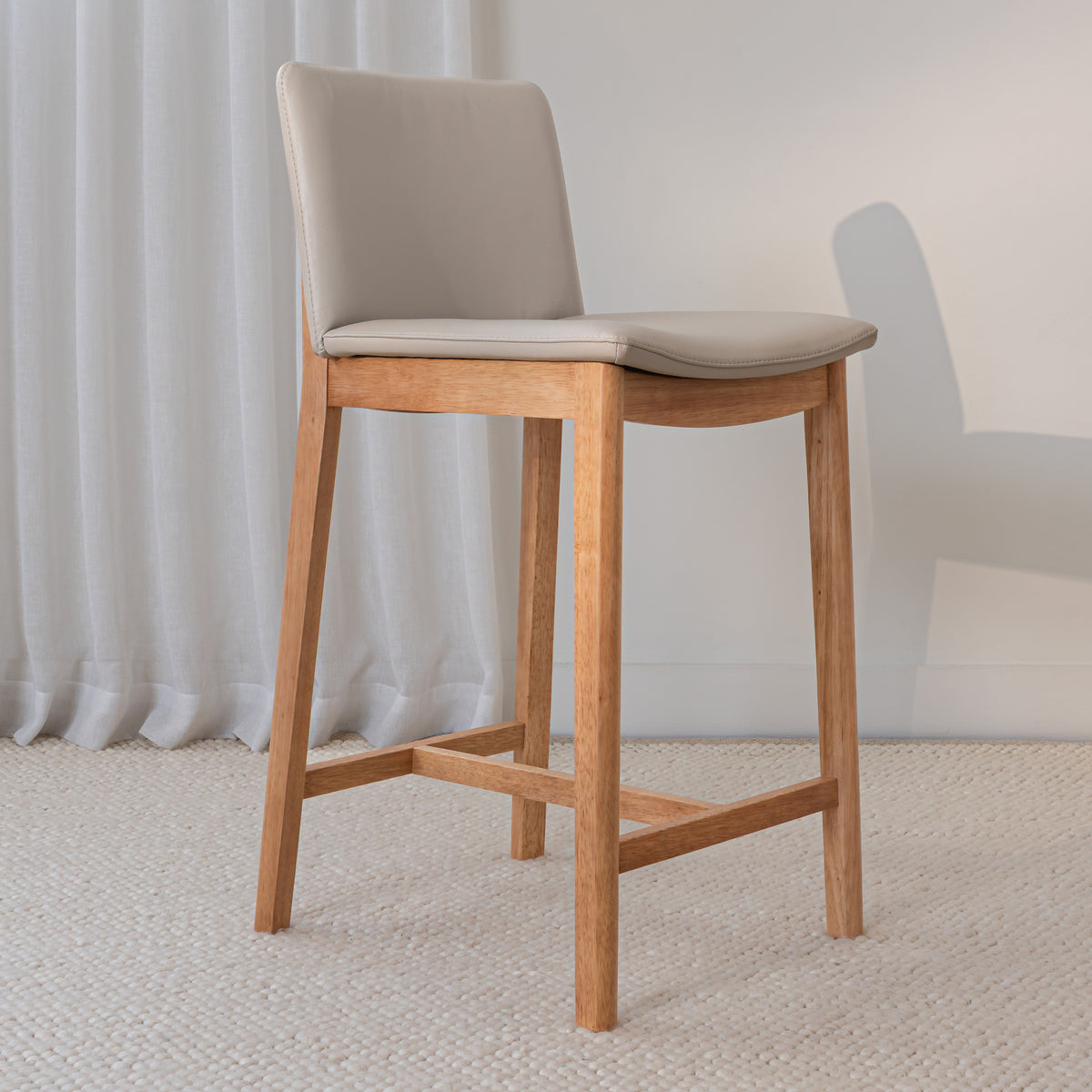 Taba Leather Barstool