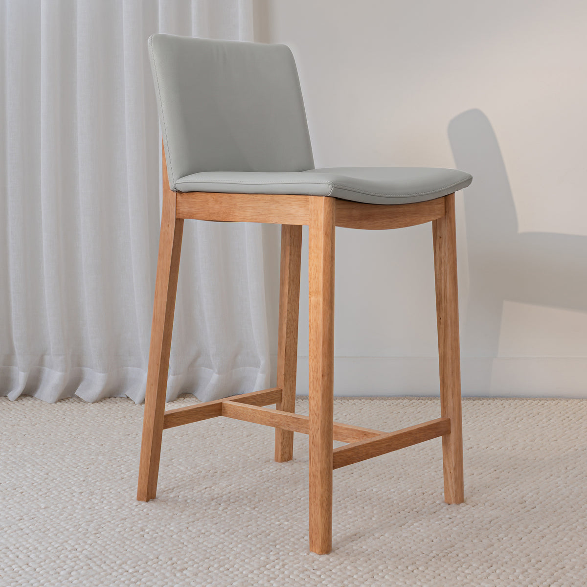 Taba Leather Barstool