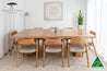 Osaka (Natural) Solid Messmate Dining Table - Made in Melbourne
