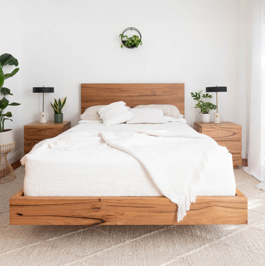 Osaka™️ Bed Frame Fully Solid Australian Hardwood - Made in Australia