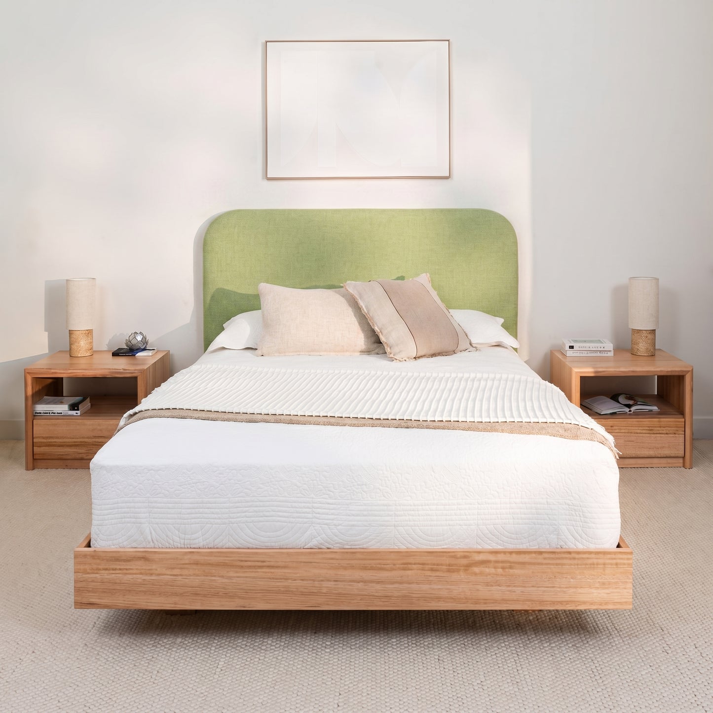 Yakka Curve Tasmanian Oak Feature Grade Bed Frame