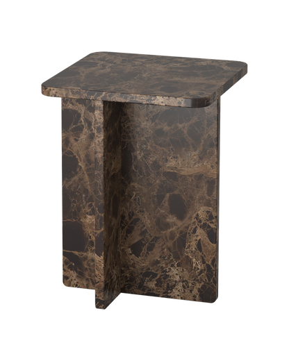Pier Emperador Marble Side Table