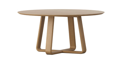 Prism American Oak Round Dining Table